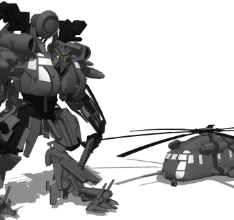 精细机器人模型变形金刚 (13)